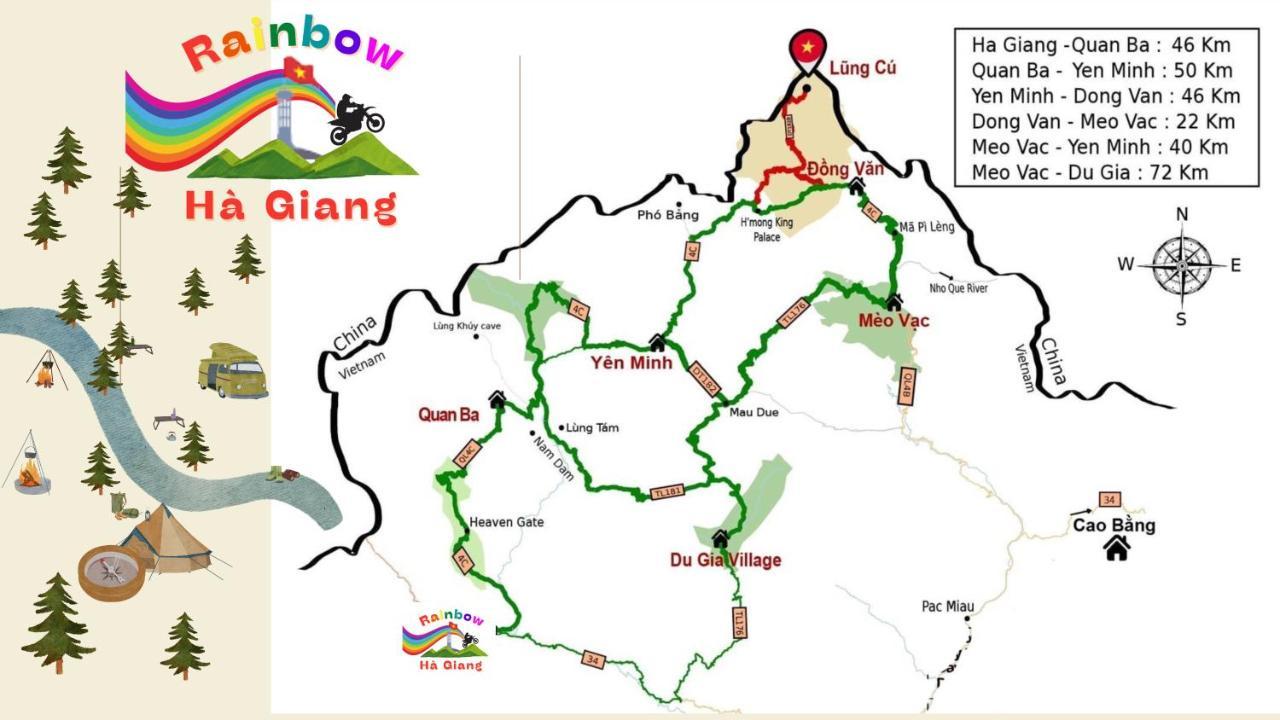 Rainbow House Ha Giang Vandrehjem Eksteriør billede